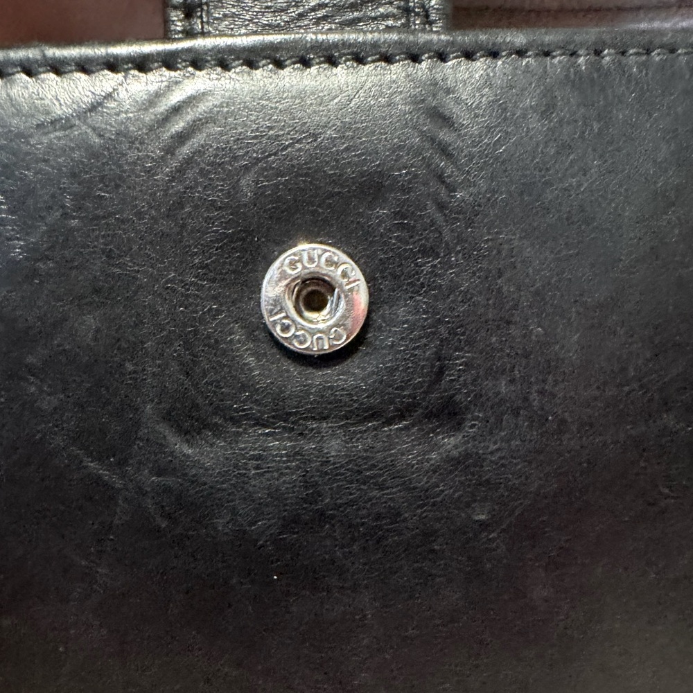 Gucci Continental Wallet Soho with Studded GG Logo - Vintage - Picture 11 of 13